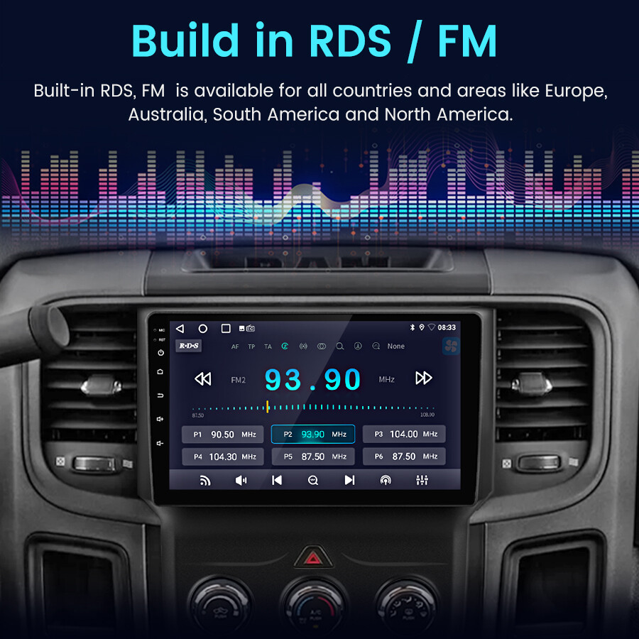 For Dodge RAM 1500 2500 3500 2013 2014 2015 2016 2017 2018 Car Stereo Radio GPS