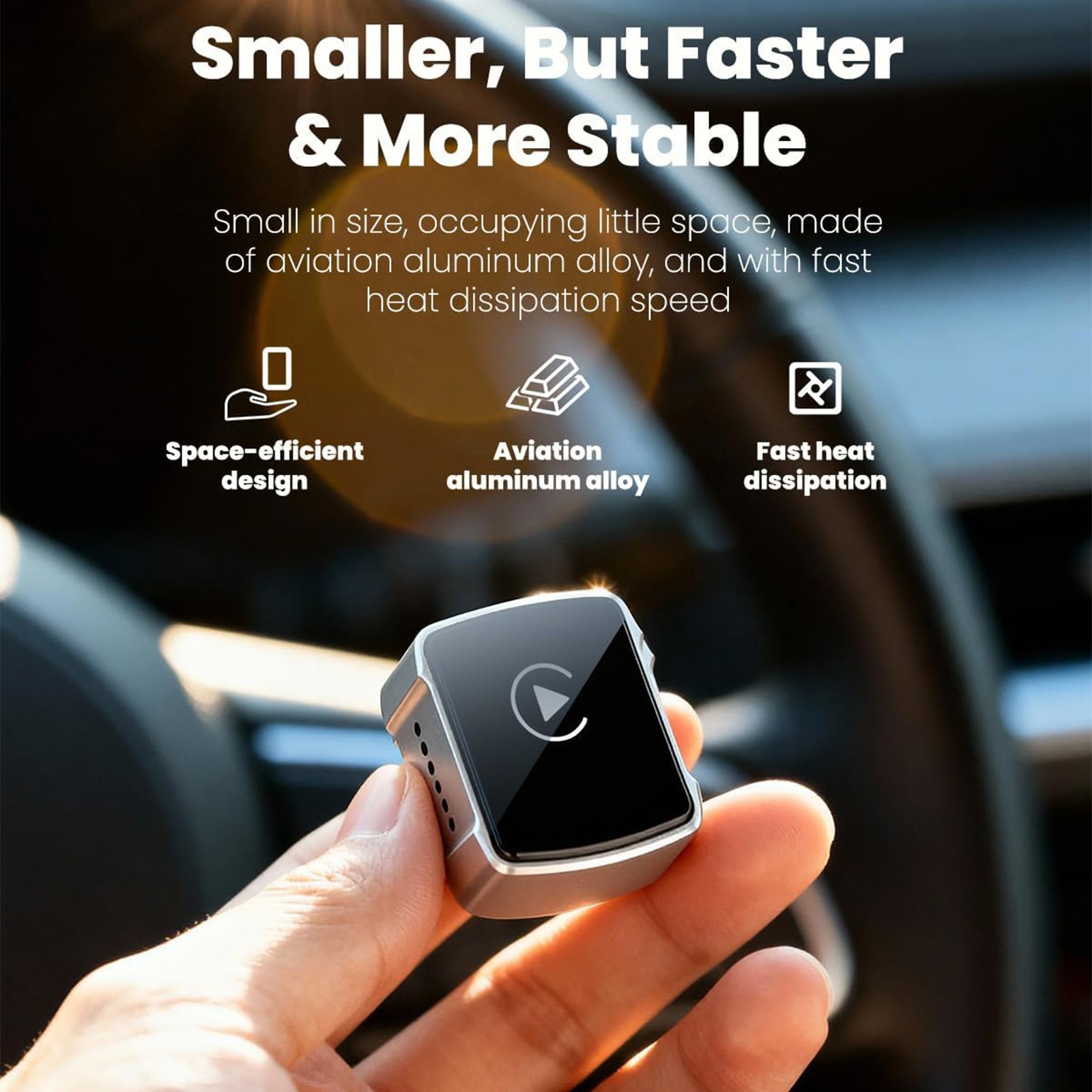 USB Auto Wireless CarPlay Adapter For Apple Android Wireless Dongle Plug ＆ Play