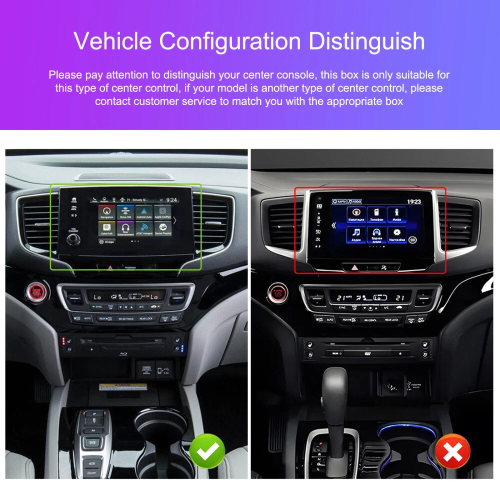 Carplay For Honda pilot 2016-2022 Android 15 2+64G Car Stereo Radio GPS FM/RDS