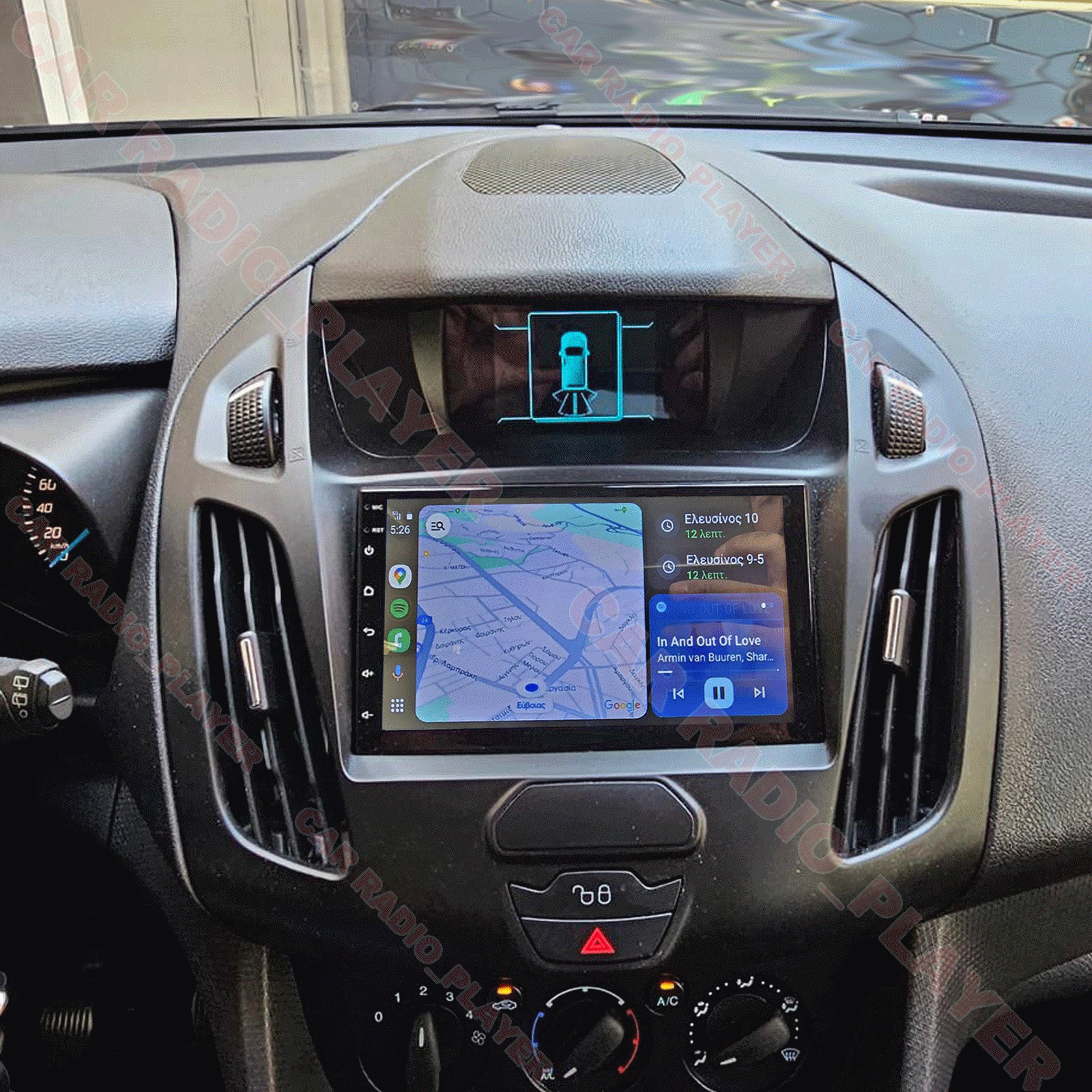 4+64G Android Auto Carplay GPS SAT Navi Radio For Ford Transit Connect 2014-2018