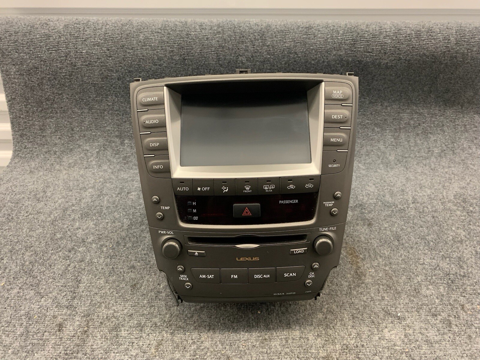 06-09 Lexus IS250 Radio Receiver 6 Disc CD Changer Player Unit OEM 86111-53050