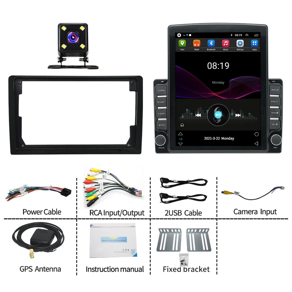 9.7″ For Chevrolet Corvette 2005-2013 Android 13 Carplay Car Stereo Radio GPS
