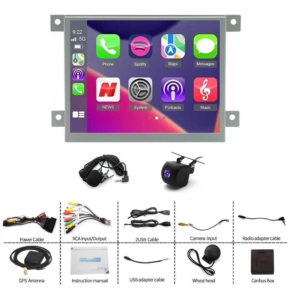 8.4″ Wireless CarPlay Android auto For 2011-2023 Chrysler 300 Radio GPS NAV FM