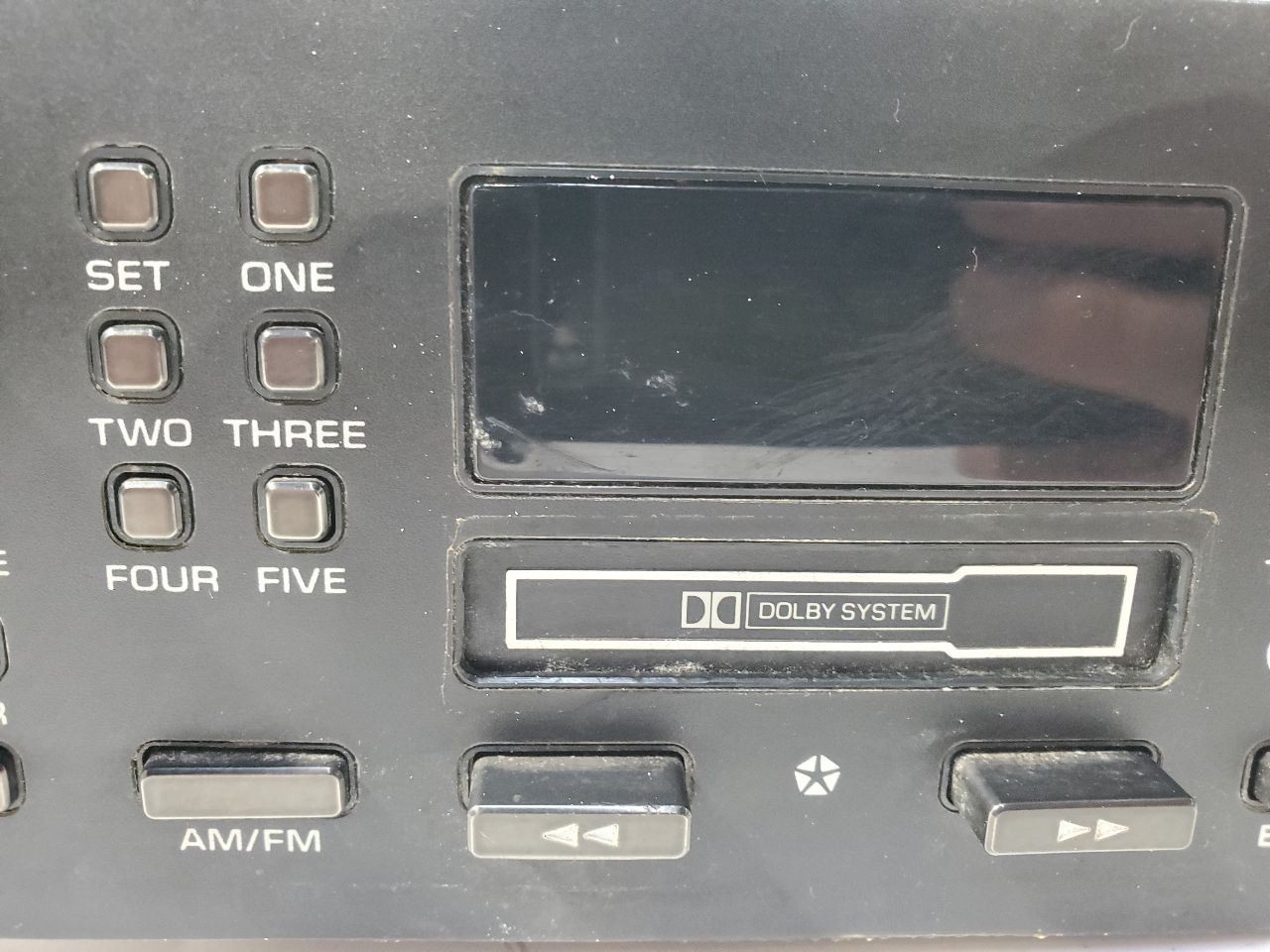 1984 1985 Dodge Ram Charger OEM Radio For Parts Not Working