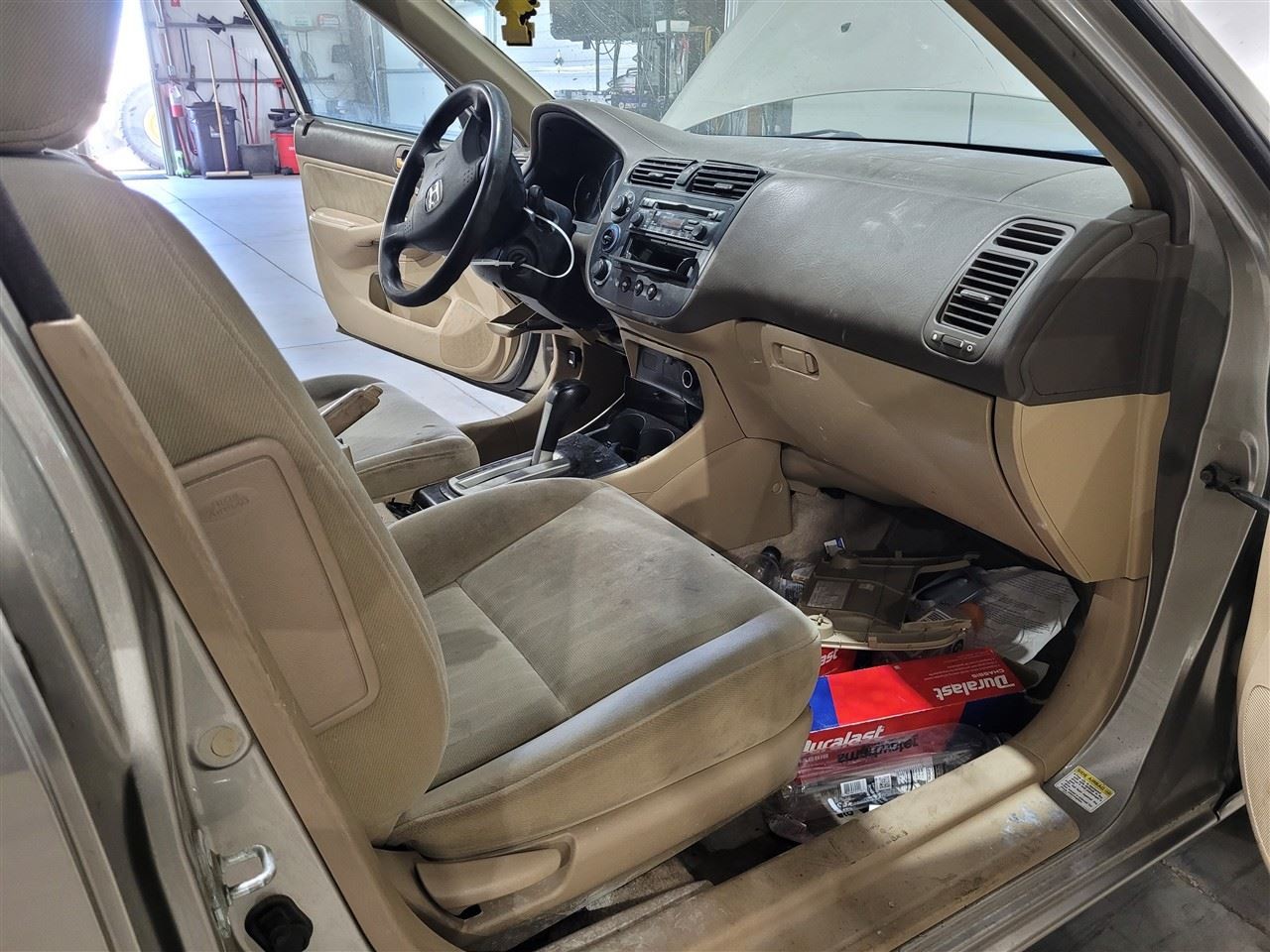 Radio Player Radio Am-fm-cd Sedan Black Face Plate Fits 02-03 CIVIC 1152080