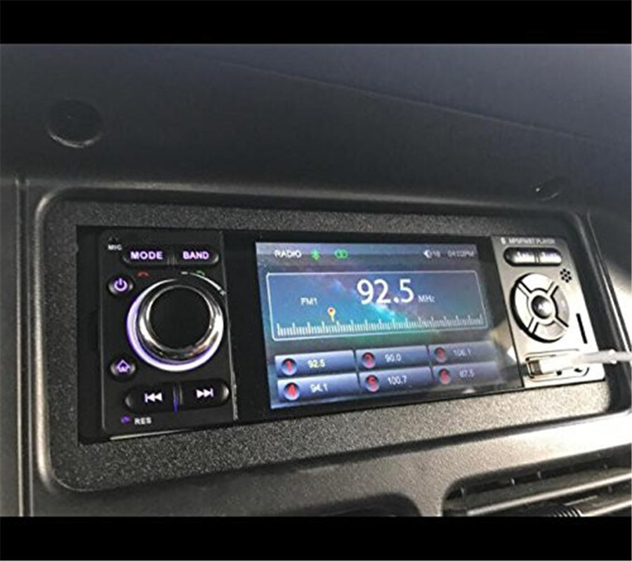 4.1″ Single Din Touchscreen Car Radio Audio Stereo Player MP5 USB TF BT AUX 12V