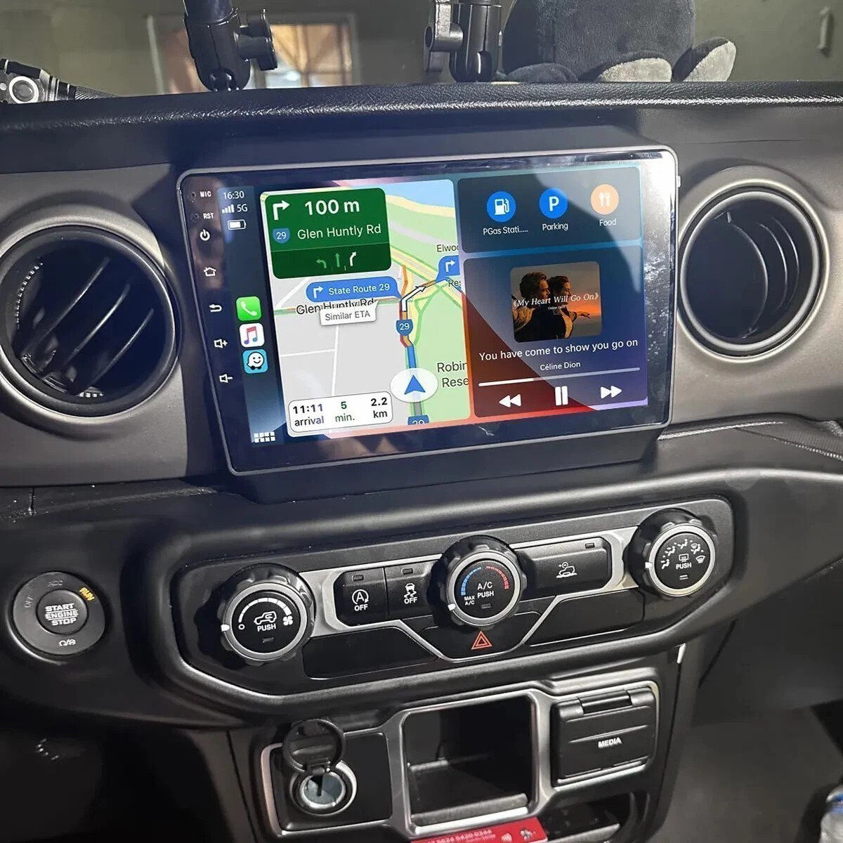 9INCH Car Radio for Jeep Wrangler JL Gladiator JT 2018-2023 Stereo GPS Navi