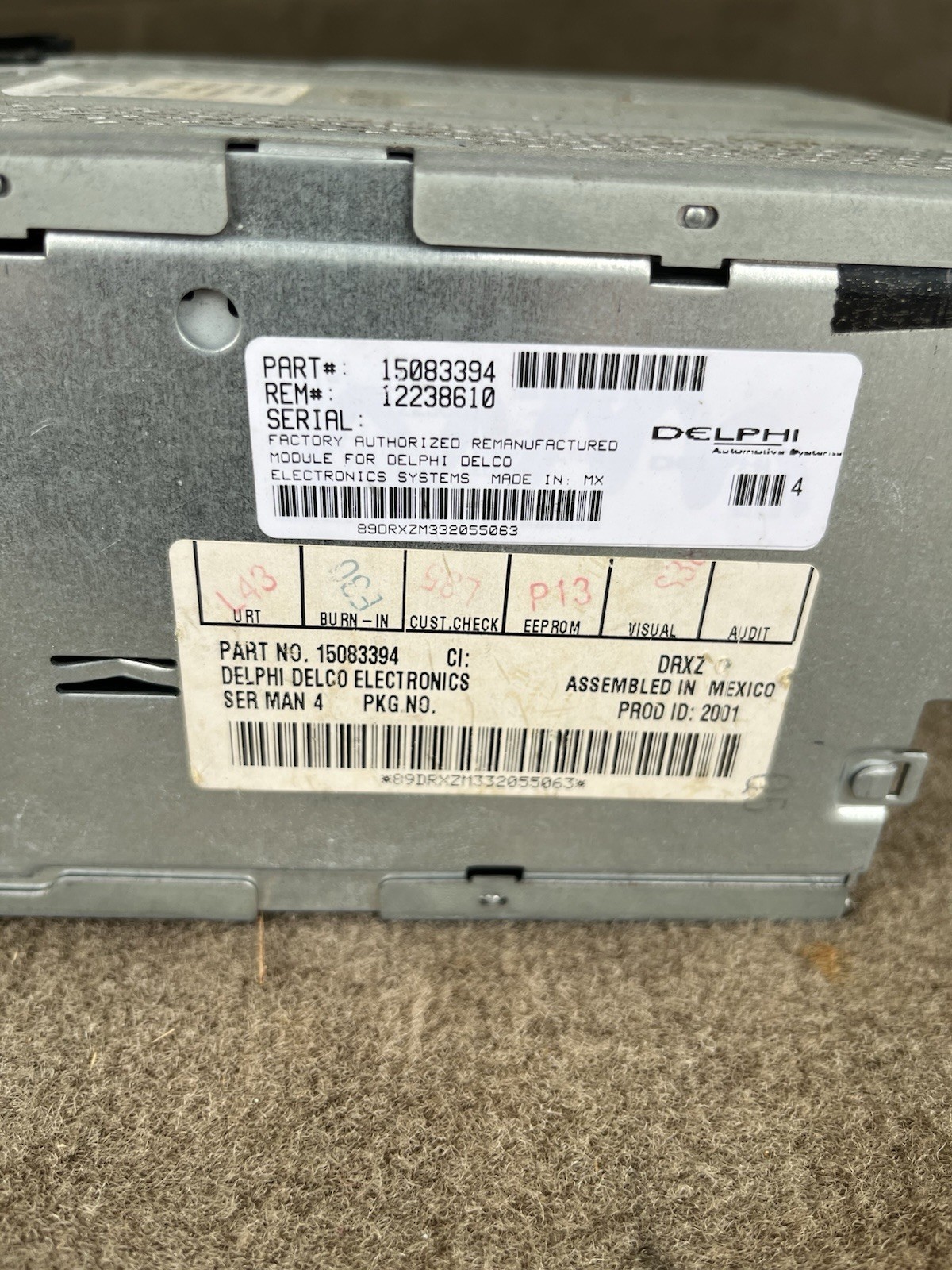 OEM Radio Head Unit Buick Rainier GMC Envoy XL Chevrolet Trailblazer 2002-2005