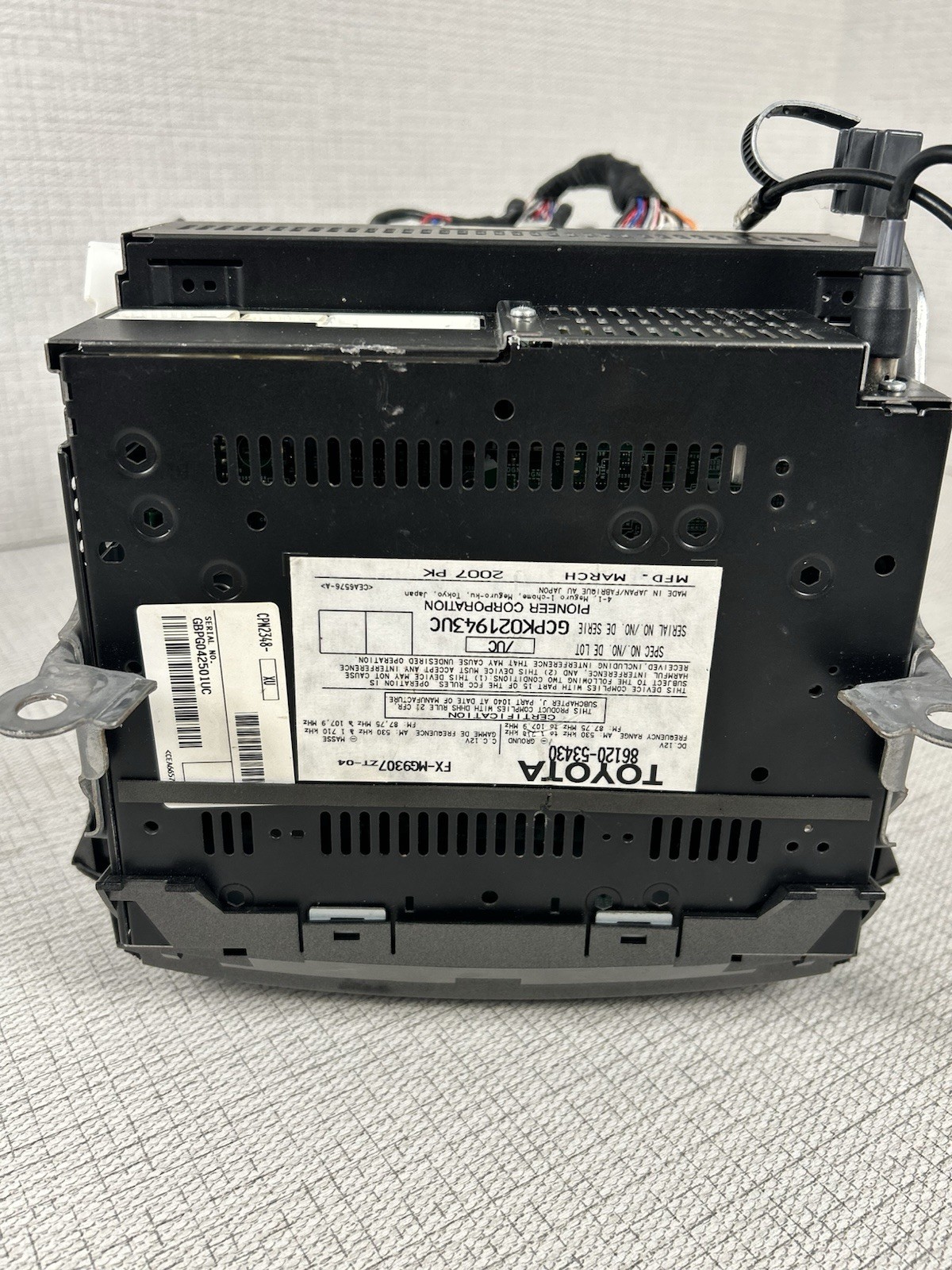 READ!!!06 – 09 LEXUS IS250 IS350 NAVI RADIO GPS STEREO UNIT SCREEN 86111-53050