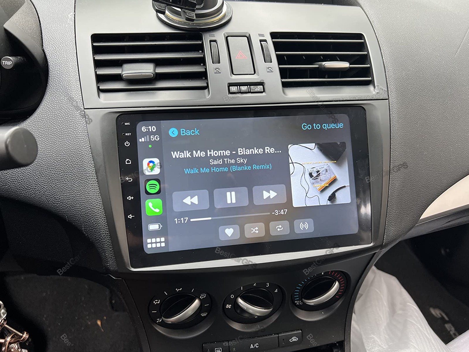 4+64G Stereo Radio GPS Navi WiFi FM BT For Mazda 3 2010-2013 Android 15 CarPlay