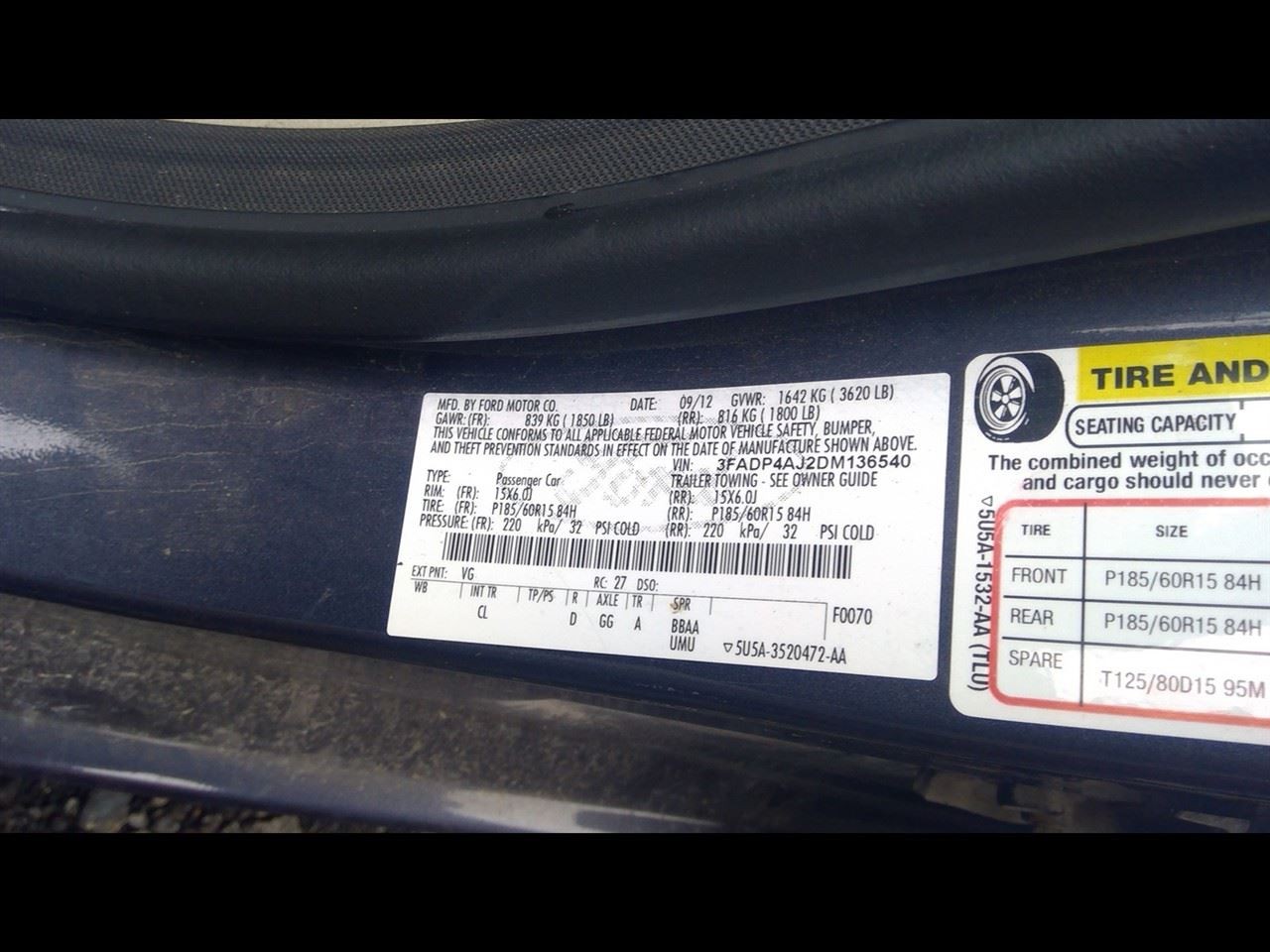 Audio Equipment Radio Control Panel From 07/16/12 Fits 13 FIESTA 608141