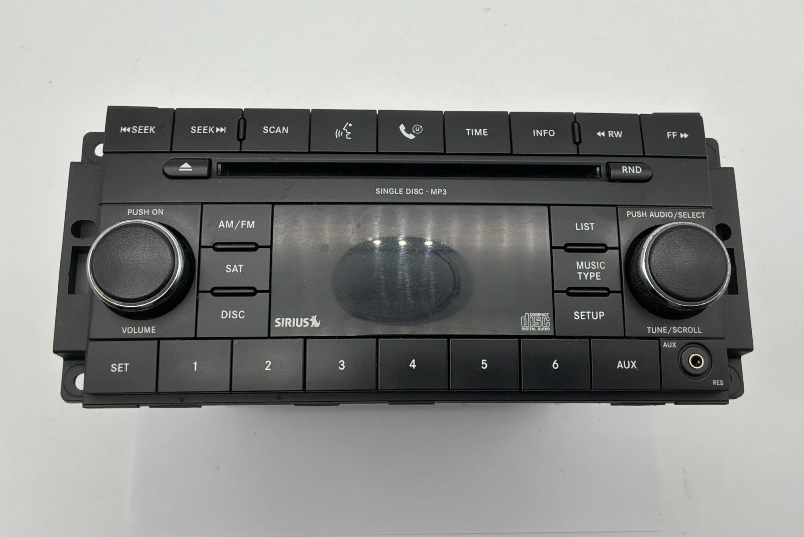 OEM 08-10 Dodge Charger AM FM Radio MP3 Single Disc CD Player Satellite Receiver