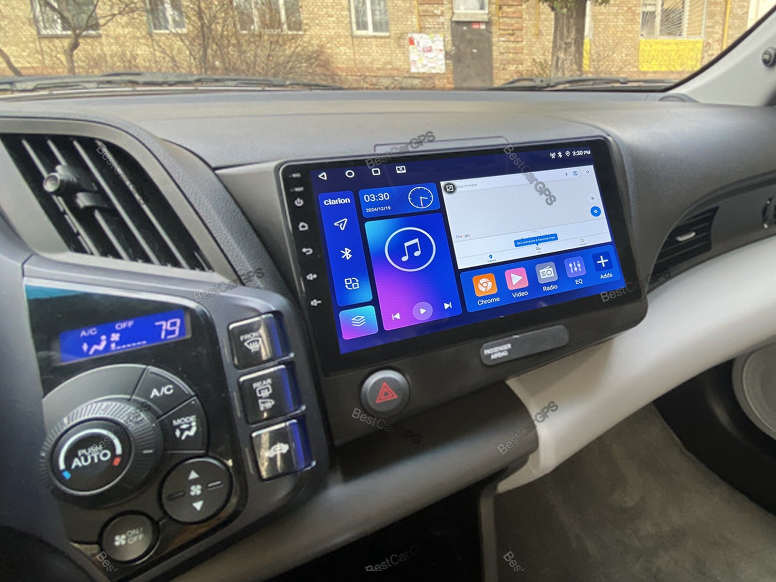 Android 15 CarPlay Stereo touch screen Radio GPS Navi For Honda CRZ CR-Z 2010-16