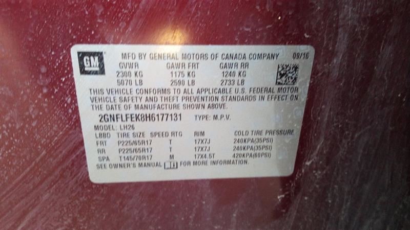 AM-FM-CD MP3 Player 84064074 Opt Ufu Fits 16-17 EQUINOX 6930247