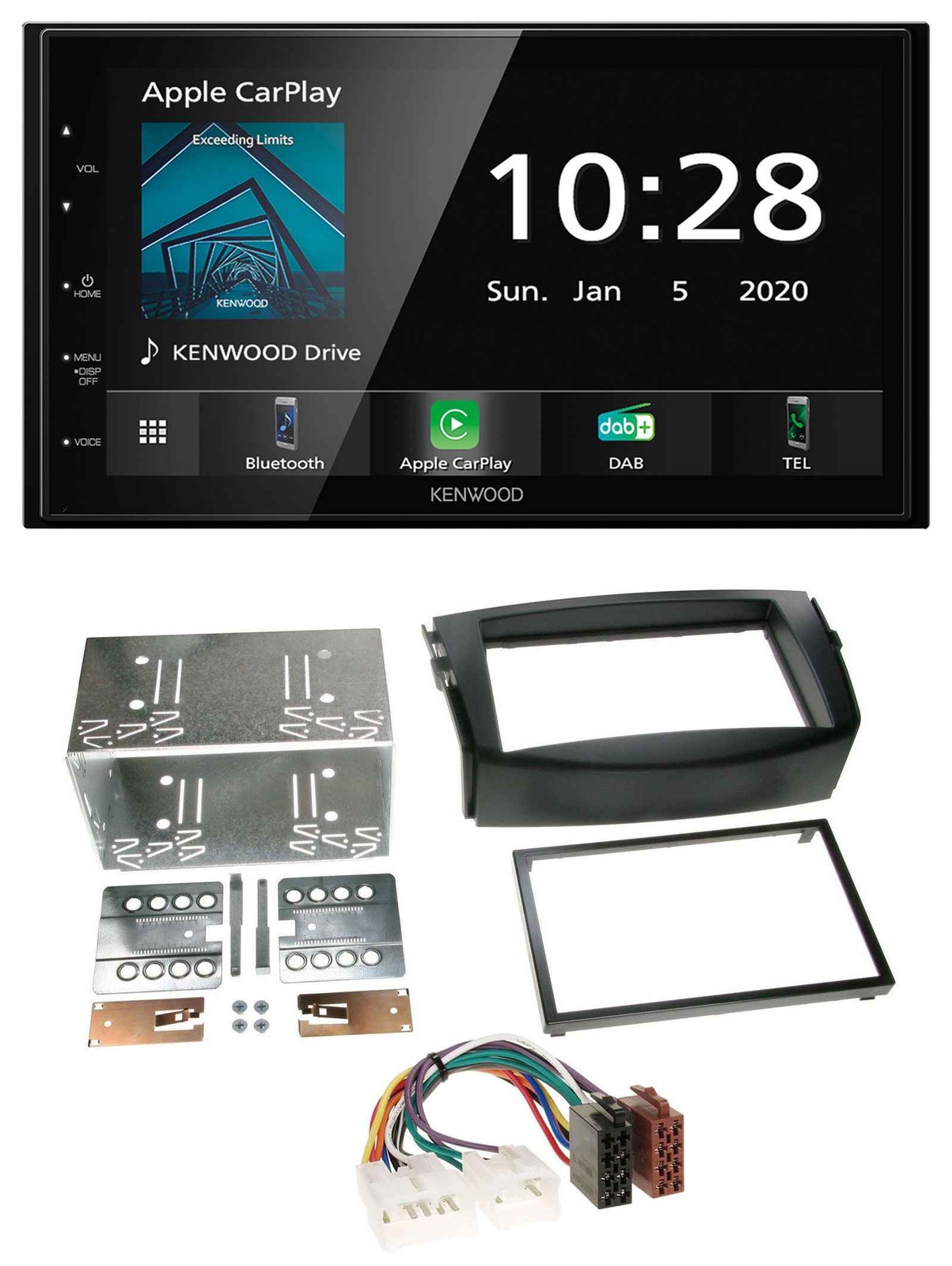Kenwood Bluetooth MP3 DAB USB 2DIN Car Stereo for Toyota RAV 4 (2006-2013)