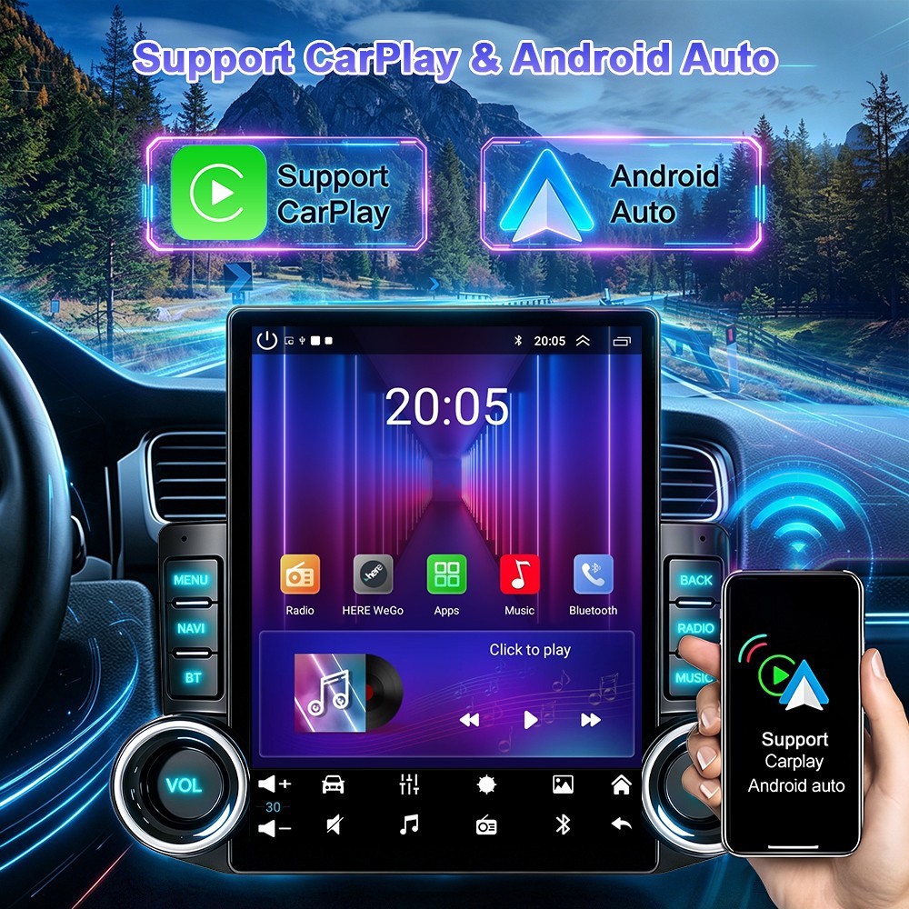 Carplay For Honda pilot 2016-2022 Android 15 2+64G Car Stereo Radio GPS FM/RDS