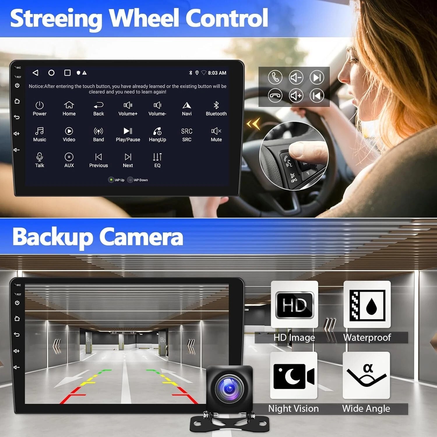 4+64G For Chrysler Town Country 1990-2000 Android Fit for CarPlay Car Radio GPS
