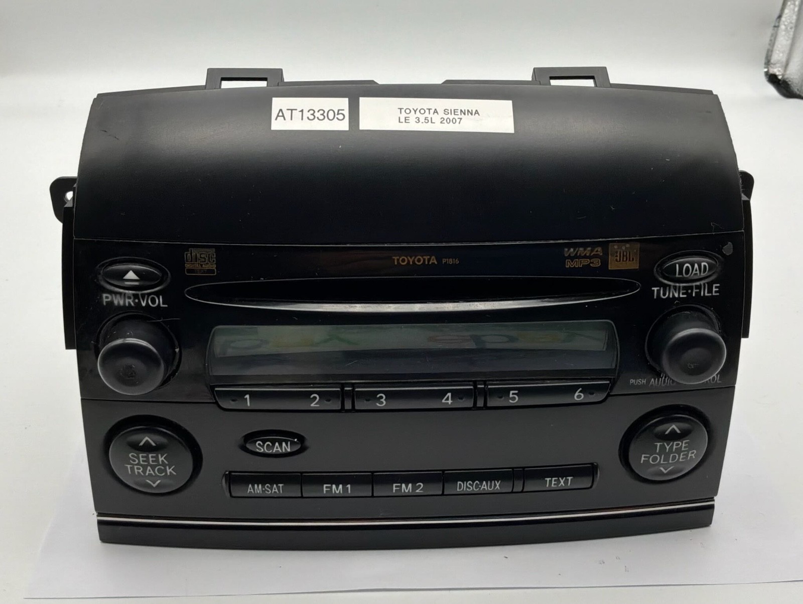 OEM 04-10 Toyota Sienna LE AM FM Radio Receiver CD WMA MP3 Single Disc Player