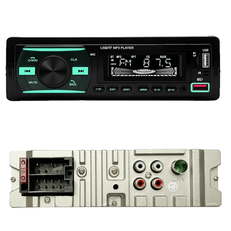 Car Stereo 1 DIN Radio Audio In-Dash Bluetooth FM USB AUX MP3 Player