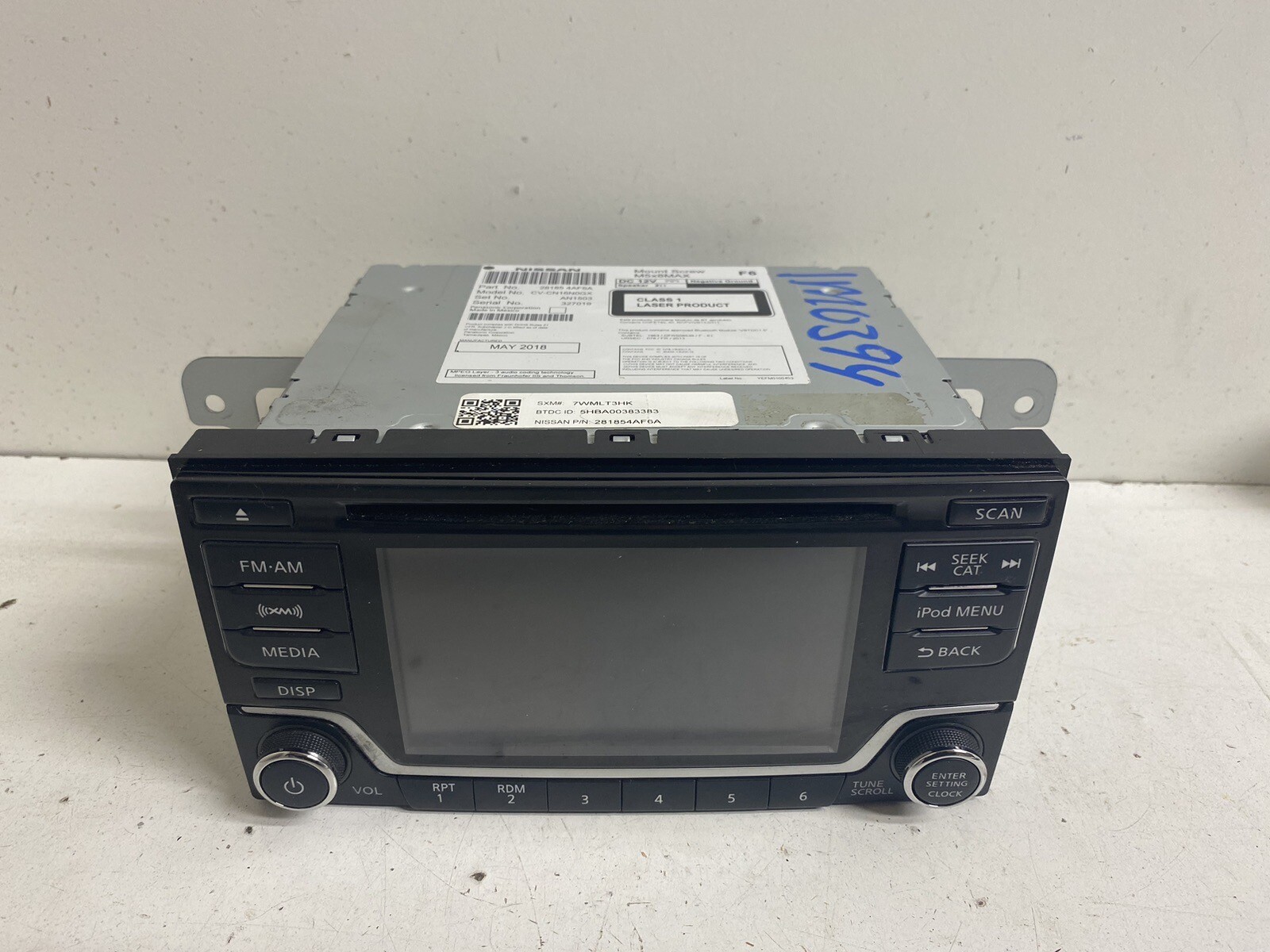 2017-2019 Nissan Sentra Radio Stereo NON-NAV NON-PHONE APP w 5.0″ Screen Oem