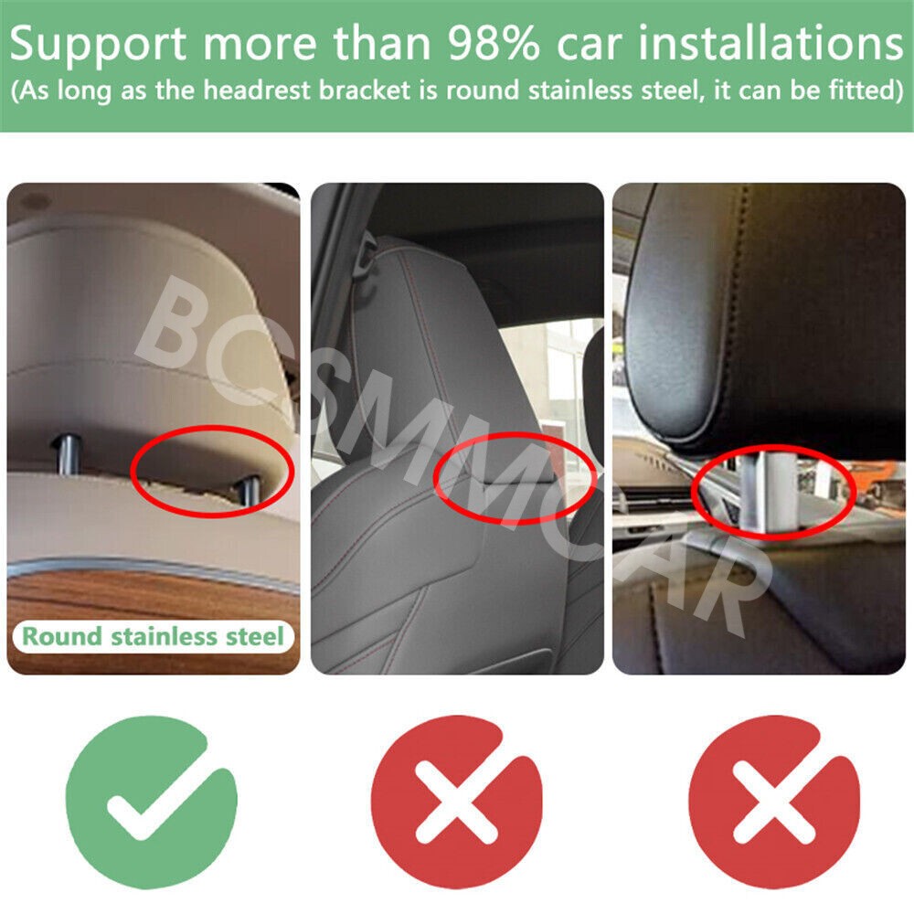 10.1in Touch Screen Headrest Monitor Car Rear Seat Entertainment TV Player WIFI