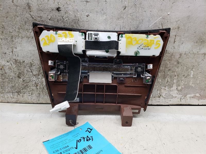 Audio Equipment Radio Control Lower Audio Fits 06-07 INFINITI M35 1081614