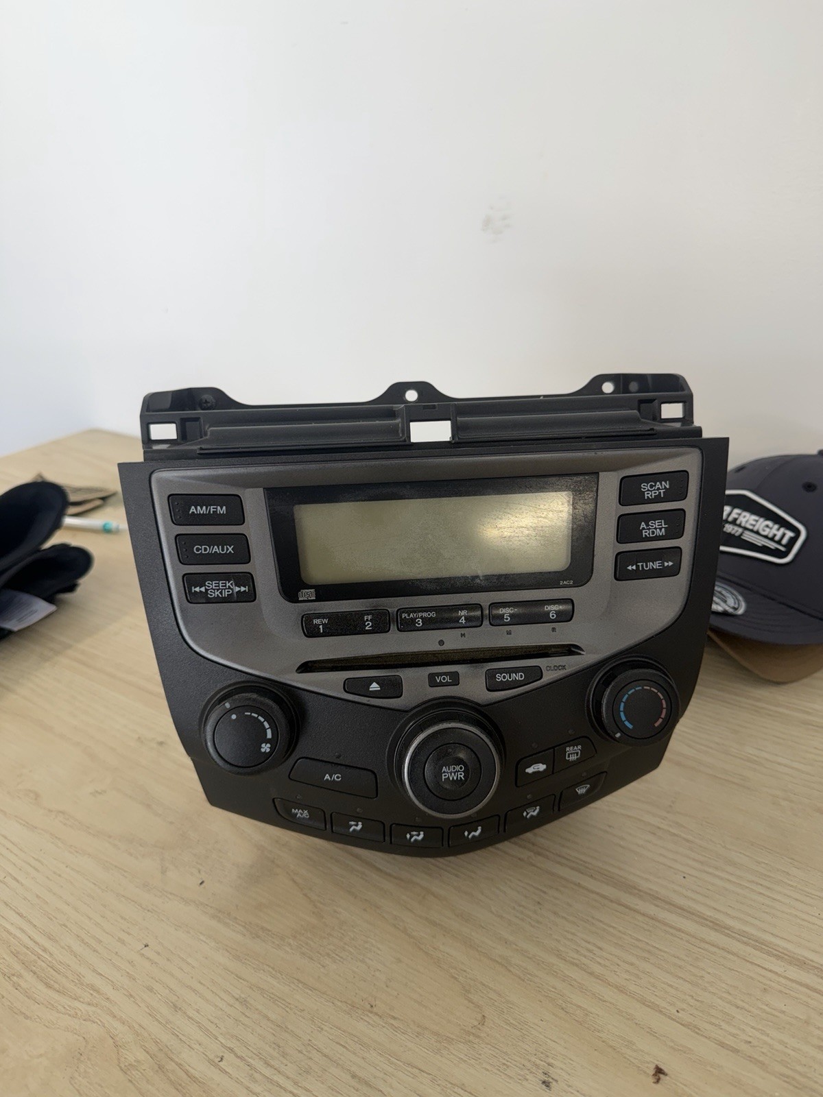 2003-2007 Honda Accord OEM Head Unit for Climate Control-Please Read Description