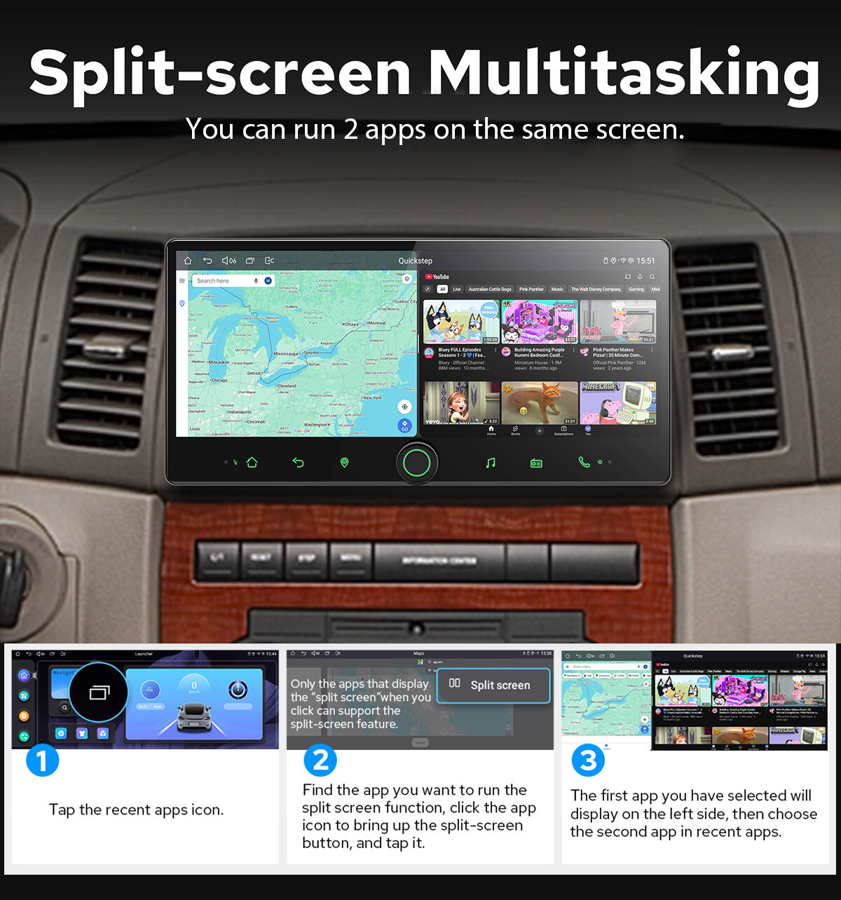 12.3 Inch Capacitive LCD Touchscreen Android 13 GPS Navi for Dodge RAM 1500 2500