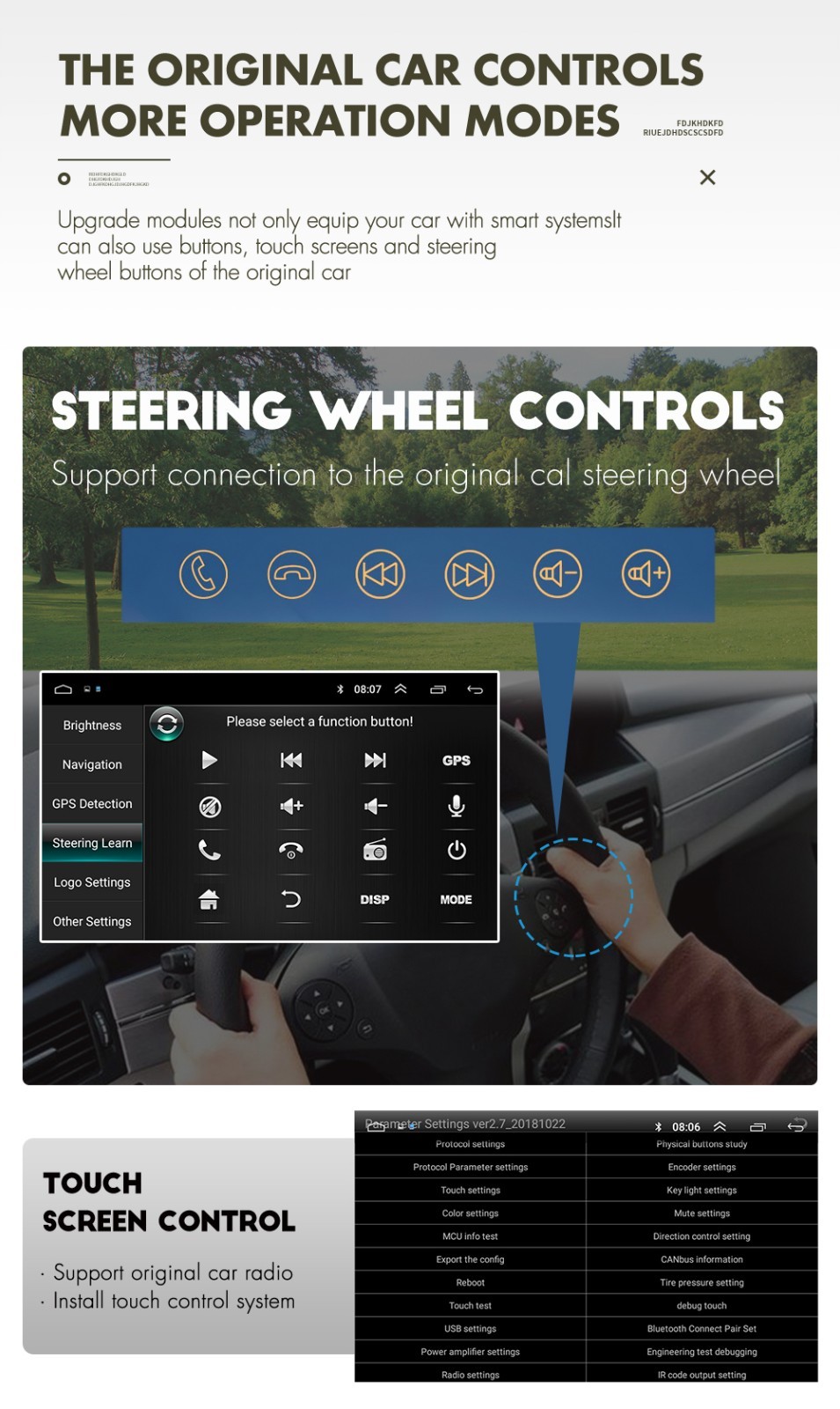 For Volkswagen VW Golf Polo Passa 9inch Car Radio Wireless CarPlay Android Auto