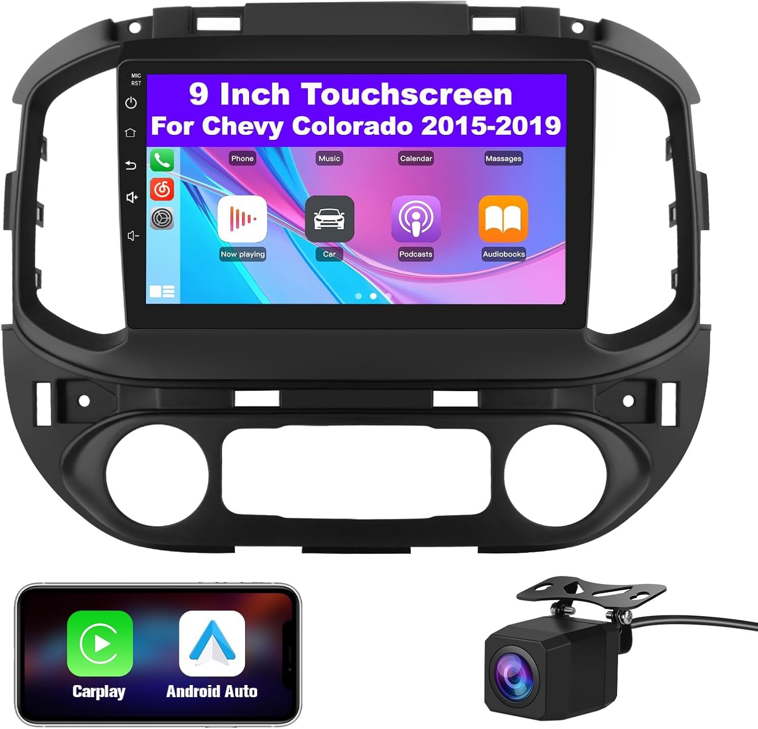 Car Stereo Radio 2015-2019 Chevrolet Colorado GMC Canyon CarPlay 9″ Head Units