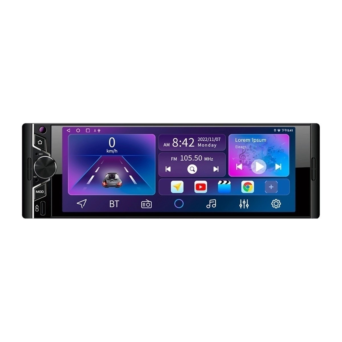 Nextone MD-502 2.4″ Multimedia Player – MP3 Music Player, MP4 Video, FM Radio,