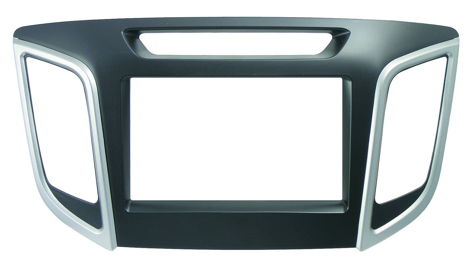 Hyundai ix25 14> Crete 14> Black-Grey 2DIN Hole Mask