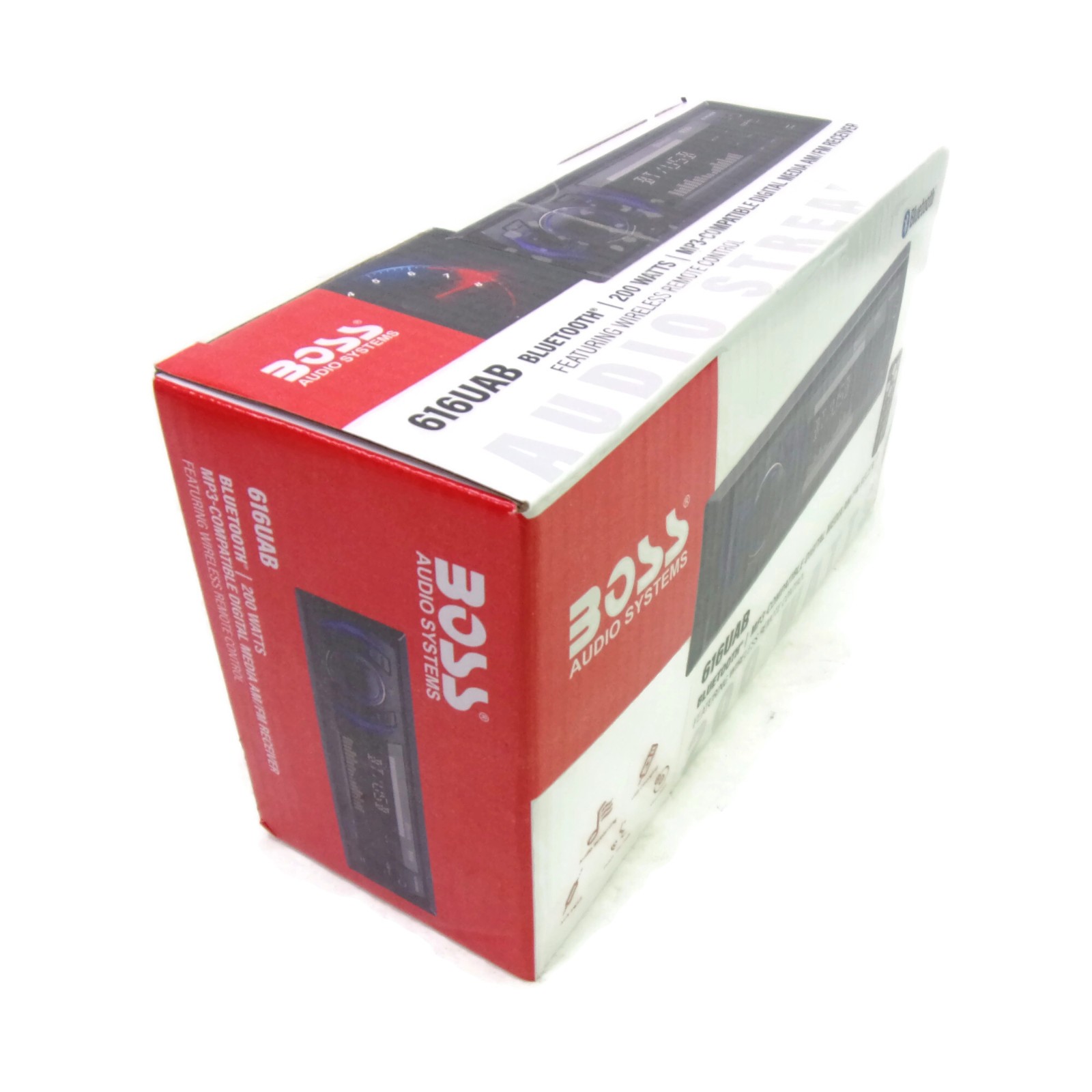 Boss Audio System 616UAB Car Stereo w/ Bluetooth Single DIN MP3 Touchscreen NIB