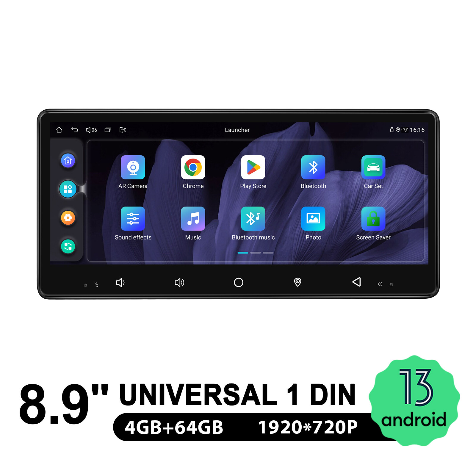 8.8″ 1DIN JOYING New UI Car Radio Android 10 Infotainment GPS Navi USA Stock