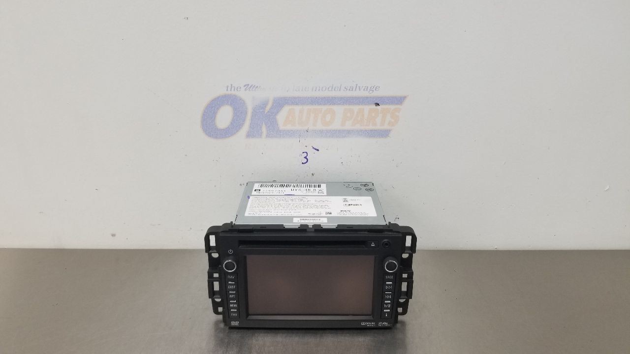 2013 CHEVY SILVERADO SIERRA AM FM RADIO RECEIVER NAV NAVIGATION DVD PLAYER
