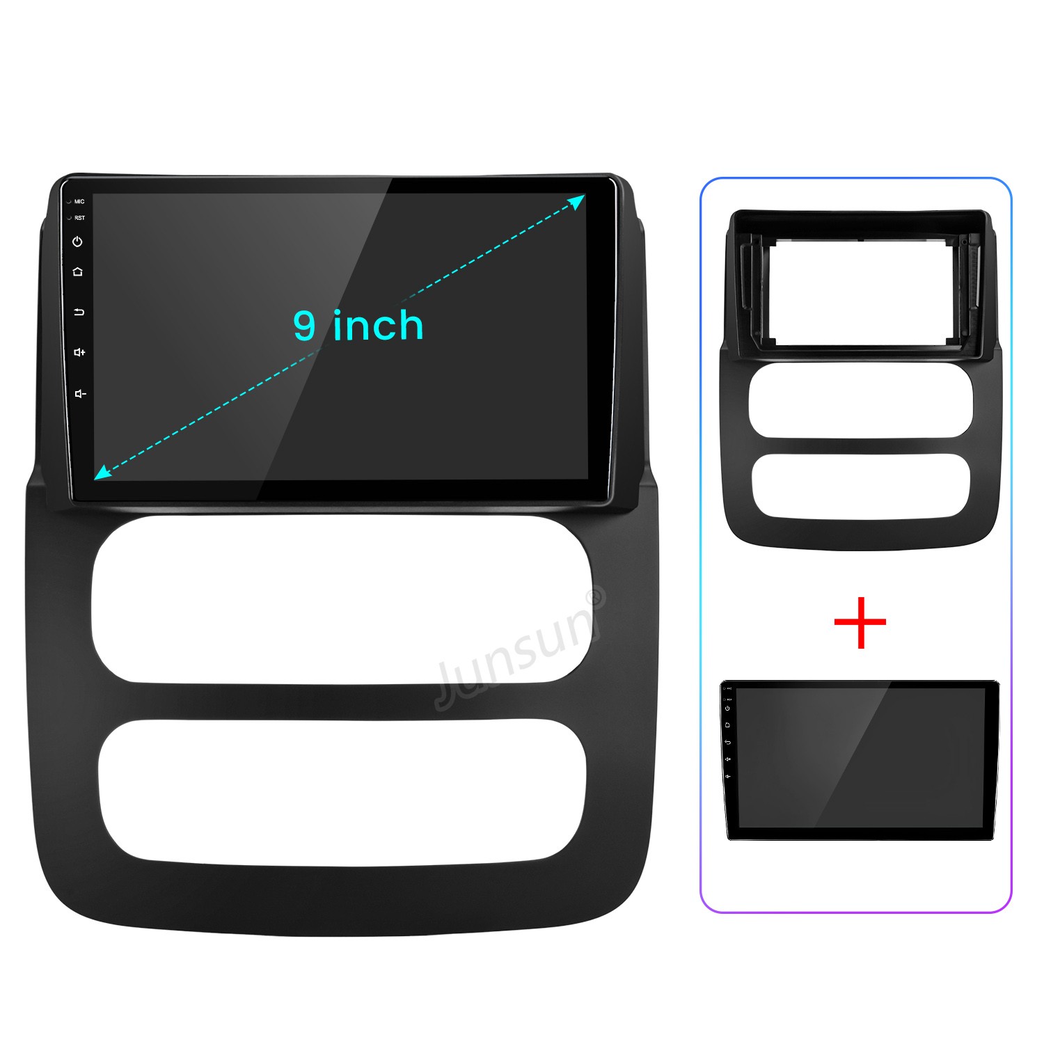 Carplay 6+128G Android 15 Car Stereo Radio GPS Navi WIFI For Dodge RAM 2002-2005