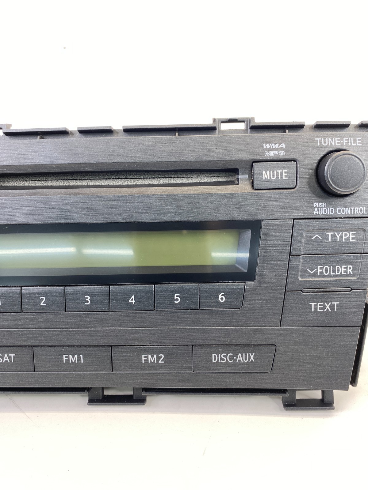 2010 2011 TOYOTA PRIUS RADIO RECEIVER CD DISC PLAYER MP3 WMA UNIT 8612047290 OEM