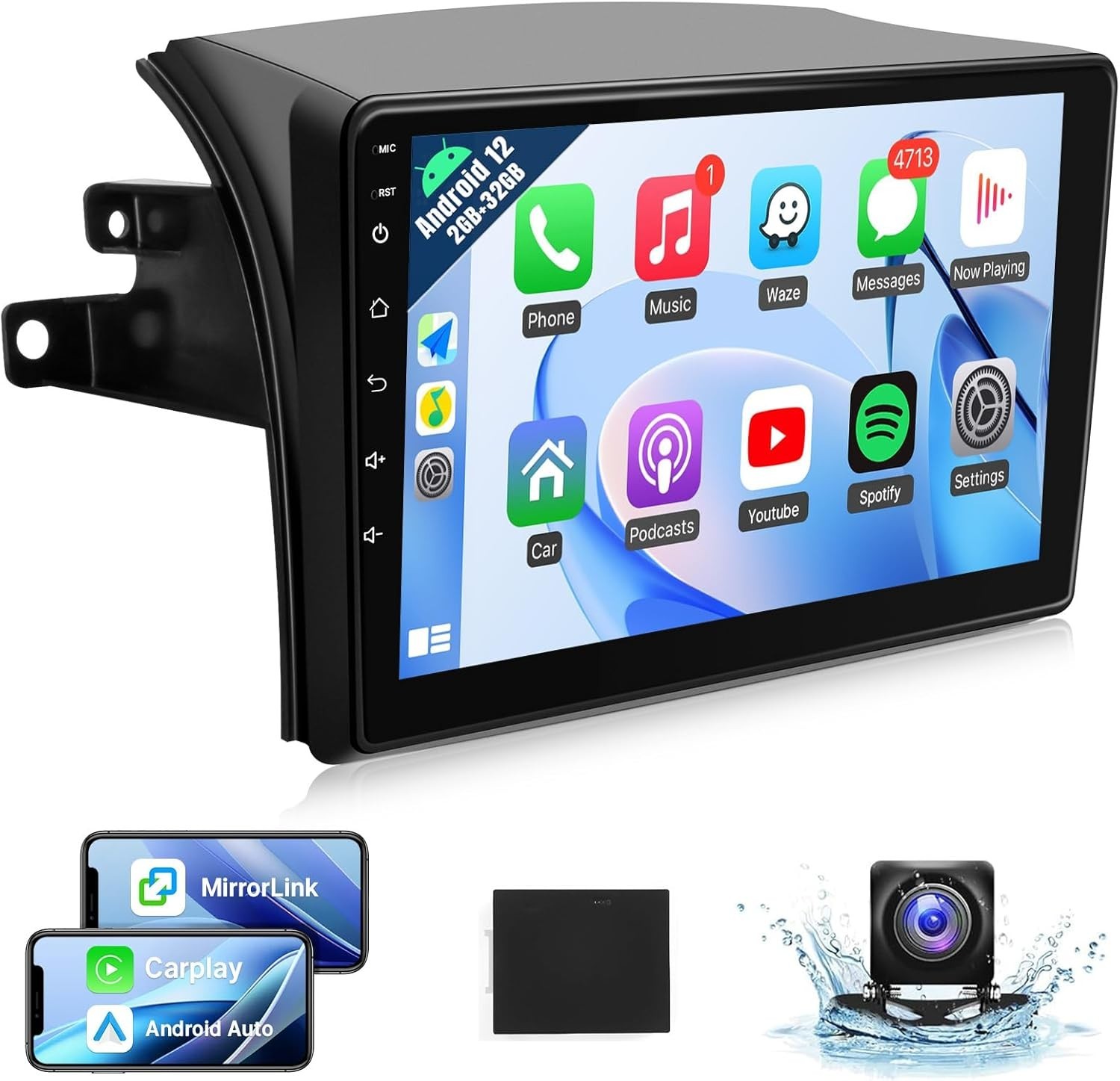 Naifay Android 12 Car Stereo for Toyota Sienna 2004-2010 9inch IPS Touch Screen