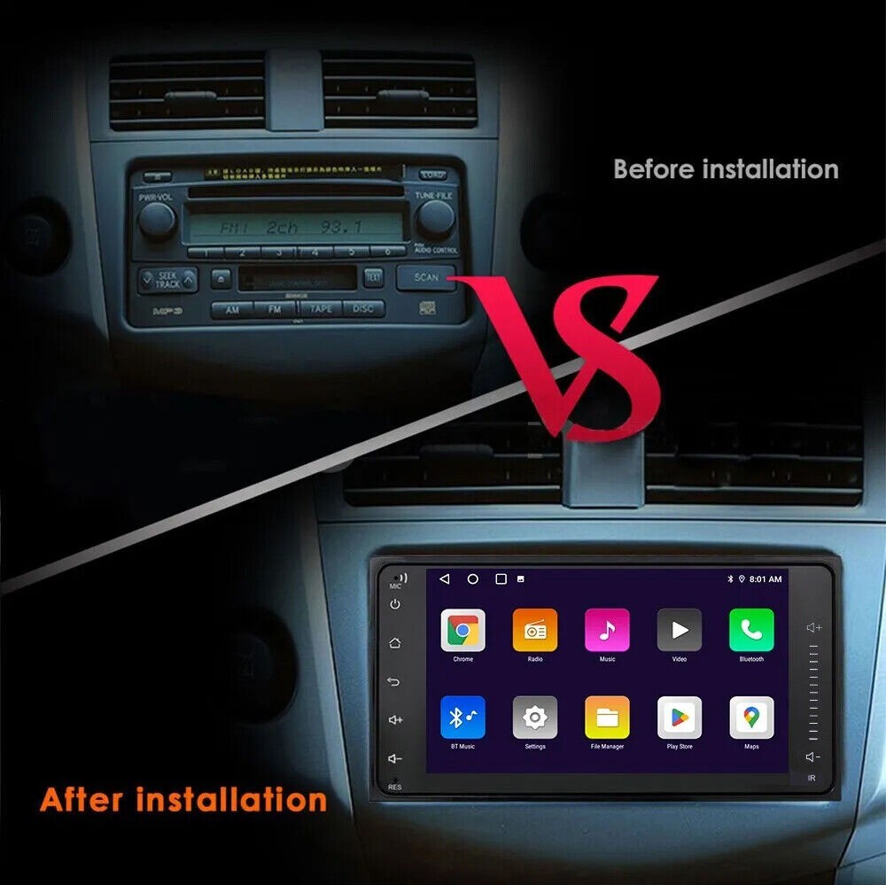 Android15 For Toyota Matrix 2003-2008 RDS Carplay 7”Car Stereo Radio Navi BT