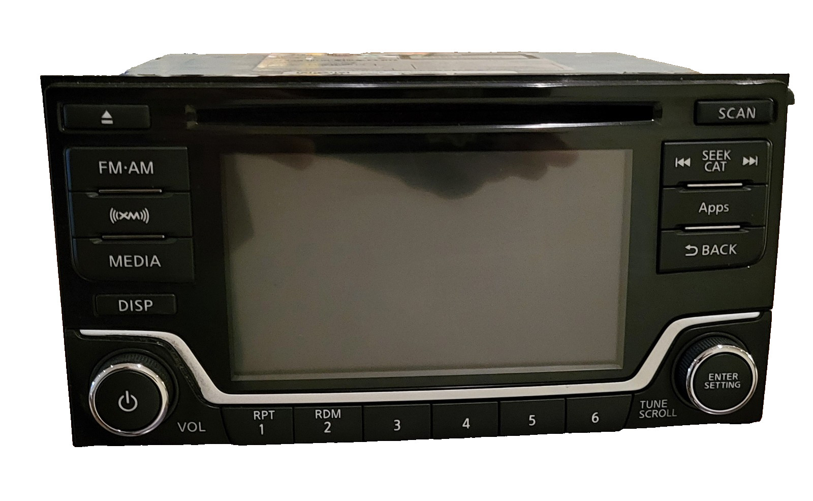 OEM 2015 Nissan Frontier Radio CD AM FM Siriux XM- Part 28185-4AF6A – TESTED