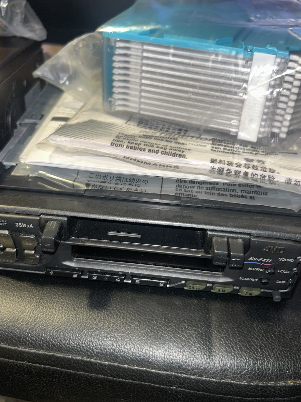 JVC CH-PK11 Cassette Receiver & CD Changer System KS-FX11 CH-X11