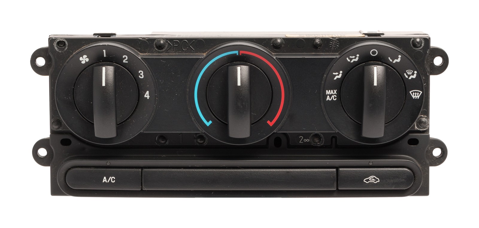 2004-2008 Ford F150 Pick Up Manual AC Temperature Control Panel 6L34-19980-AB