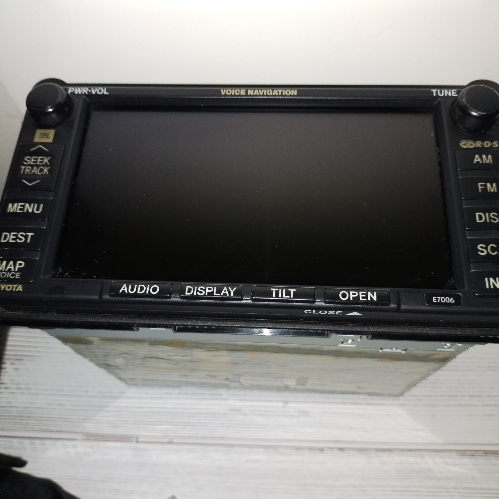 2005 2006 2007 OEM Toyota Sequoia 86120-0C160 Screen Not Working AS IS FOR PARTS