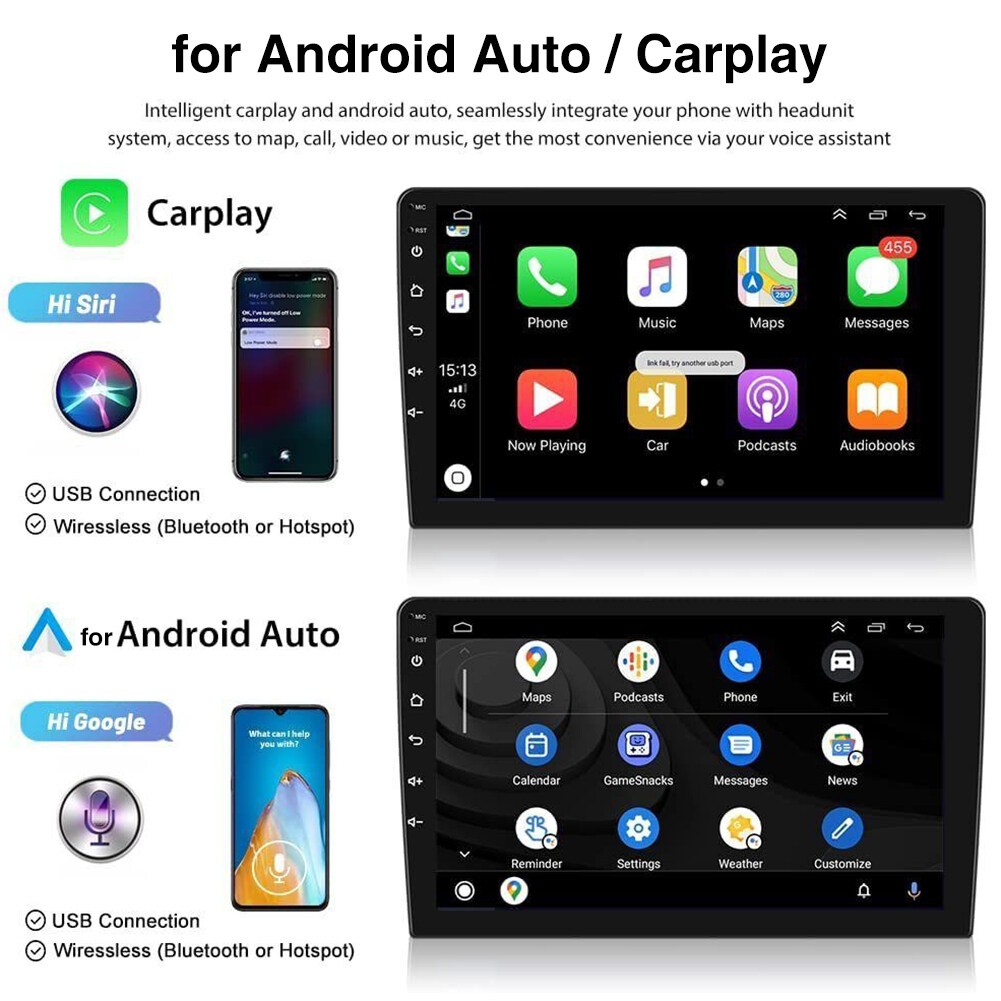 Carplay For Honda Civic 2016-2020 Android 15 Car Stereo Radio Gps WiFi FM/RDS BT
