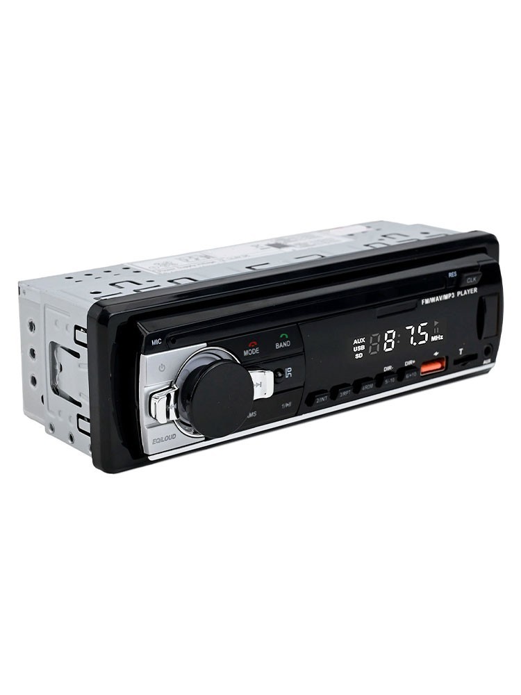 Sleek Black Design Powerful 60W Digital car for mp3 player features USB input