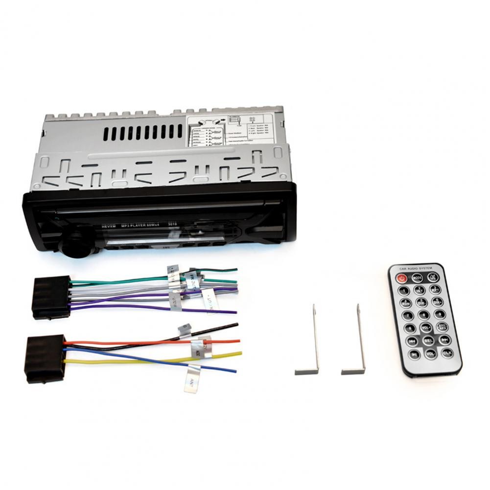 Single Din MP3 Player Car Radio Stereo Audio Receiver Bluetooth AUX FM SD USB