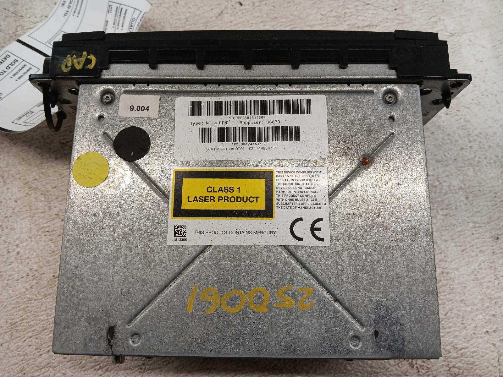 08 09 10 Dodge Avenger Radio AM-FM-6 disc-DVD-MP3 ID REN *May Need Programming*