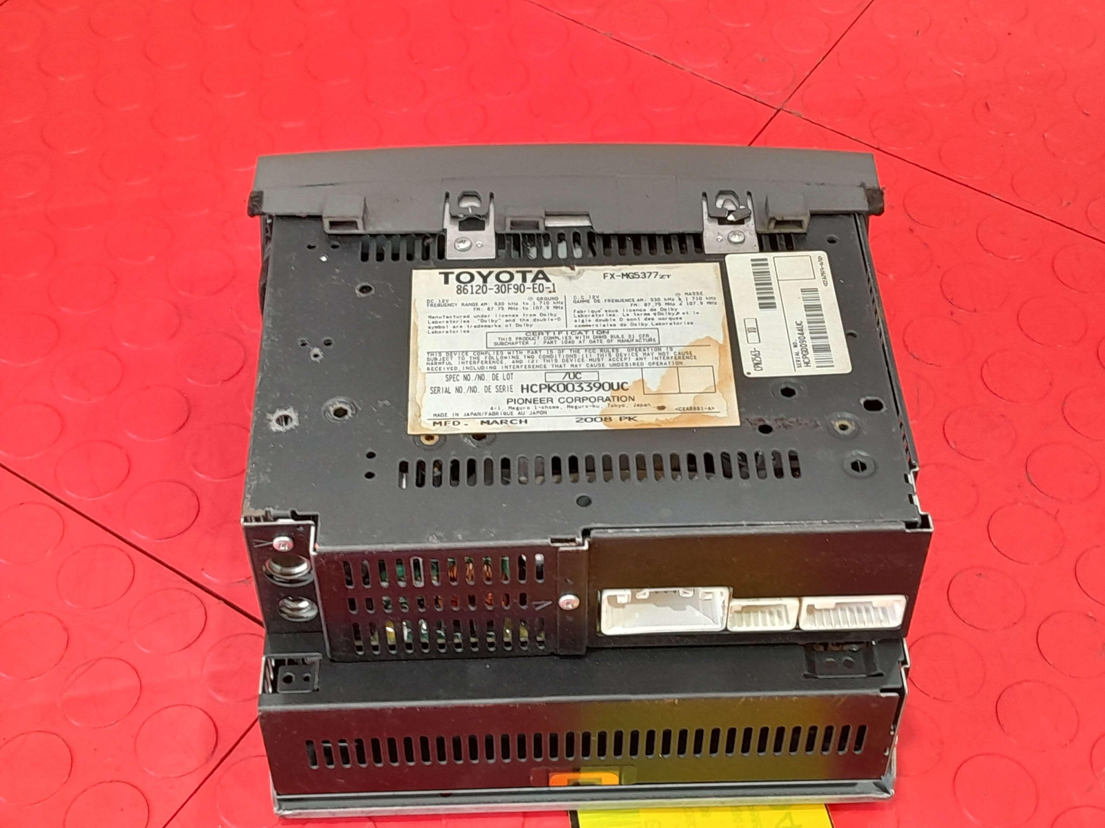 08-09 Lexus GS350 GS450 GS460 Pioneer Radio Receiver ID P6869 OEM 8612030F90E0
