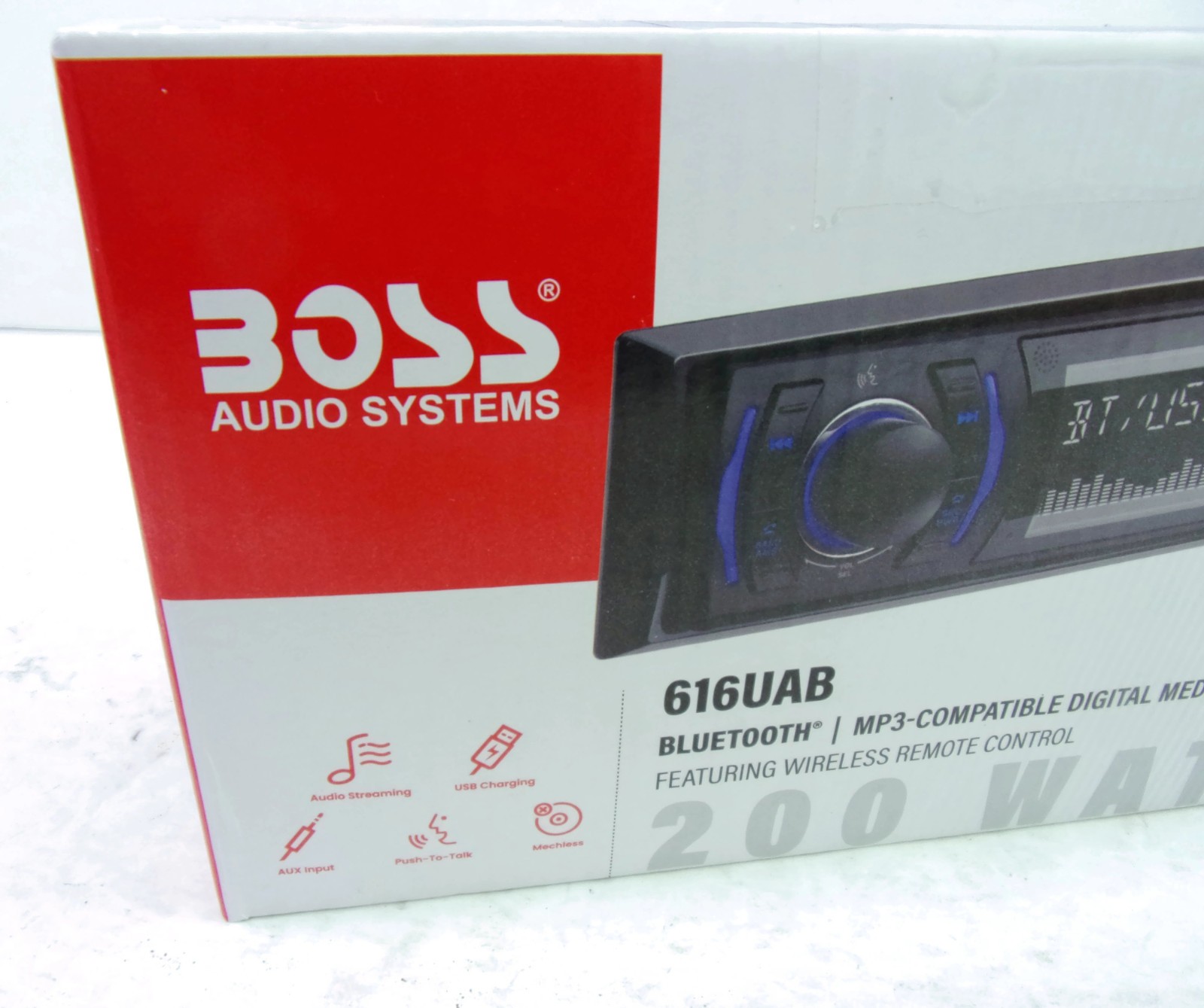 Boss Audio System 616UAB Car Stereo w/ Bluetooth Single DIN MP3 Touchscreen NIB