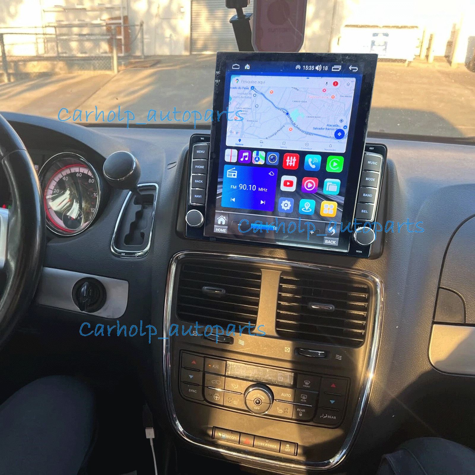 2+32G Android 13 Carplay GPS Navi Stereo Radio For Dodge Grand Caravan 2011-2020